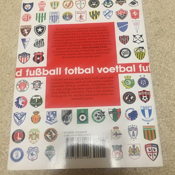 1000 Football Clubs Book - Red and White - Picture 2 of 2